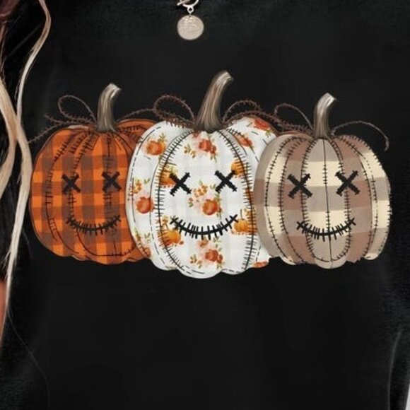 Fall Pumpkin T-Shirt, Autumn Fall Shirt, Thanksgiving Shirt - Picture 2 of 4